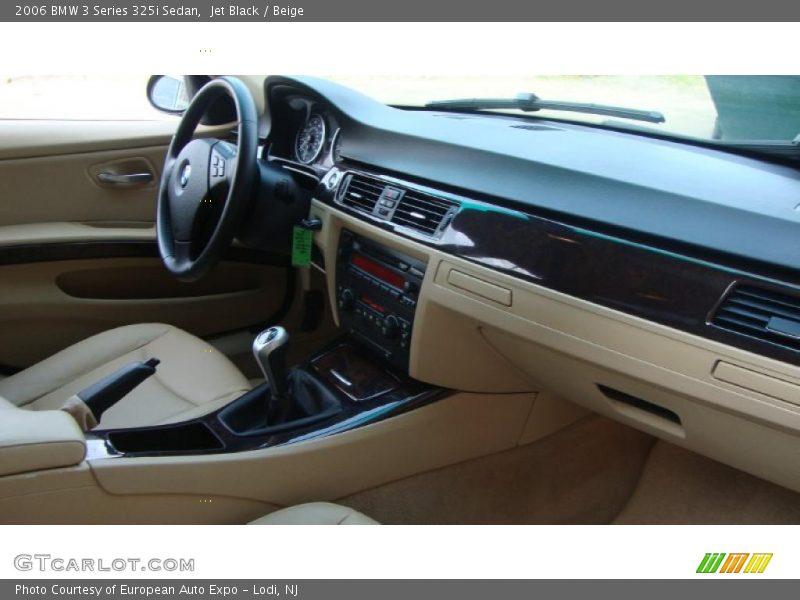 Jet Black / Beige 2006 BMW 3 Series 325i Sedan