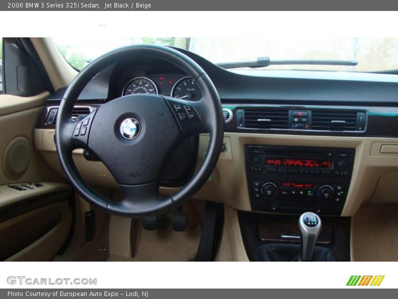 Jet Black / Beige 2006 BMW 3 Series 325i Sedan