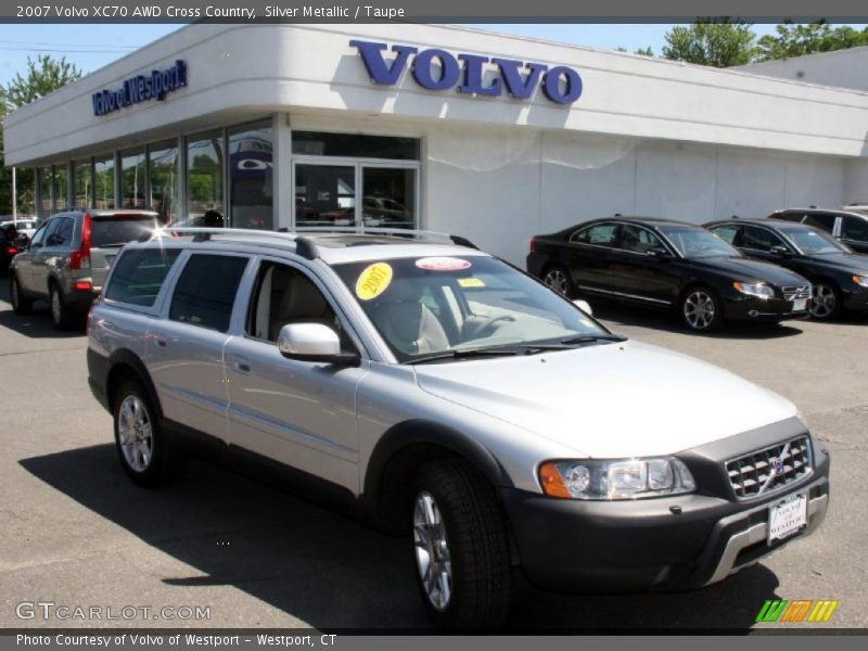 Silver Metallic / Taupe 2007 Volvo XC70 AWD Cross Country