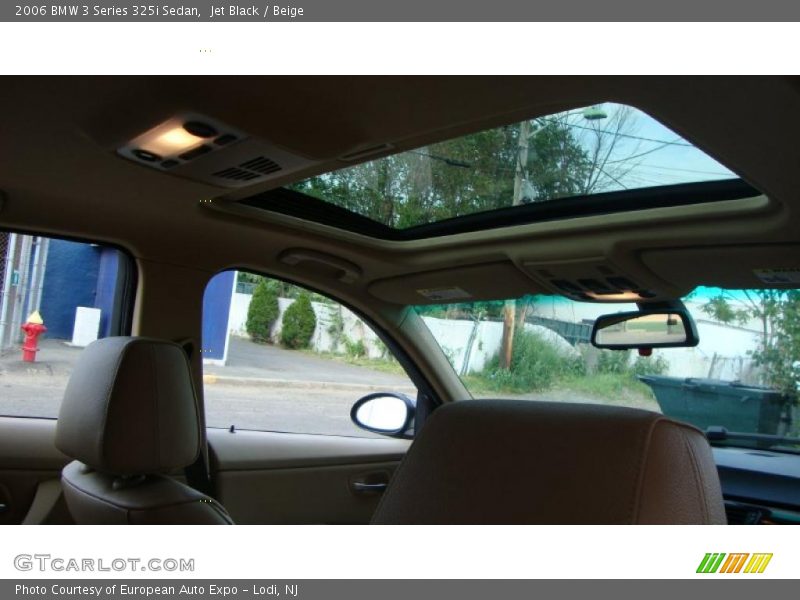 Jet Black / Beige 2006 BMW 3 Series 325i Sedan