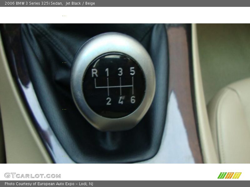 Jet Black / Beige 2006 BMW 3 Series 325i Sedan