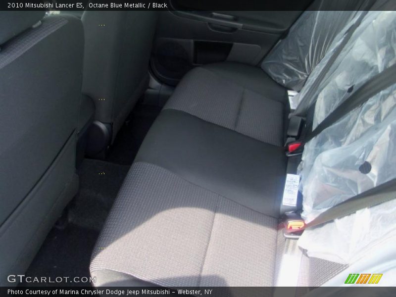 Octane Blue Metallic / Black 2010 Mitsubishi Lancer ES