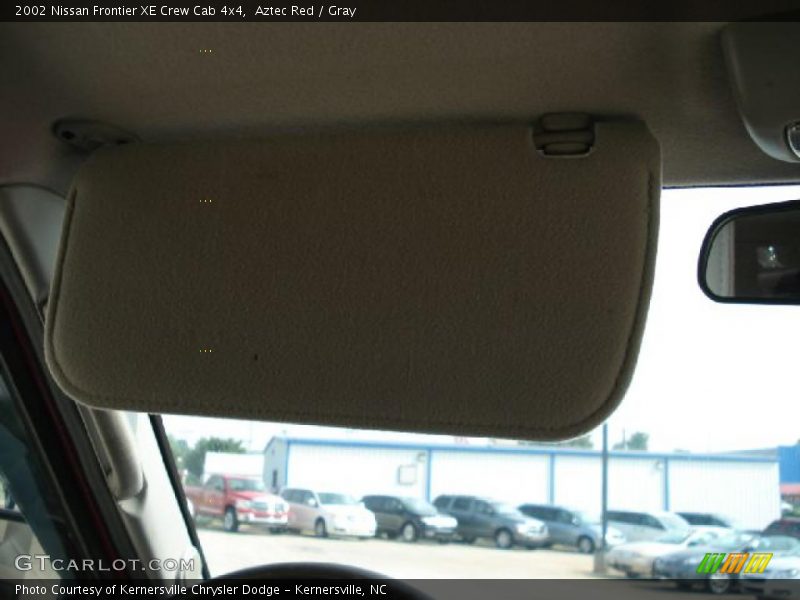 Aztec Red / Gray 2002 Nissan Frontier XE Crew Cab 4x4