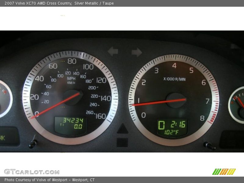 Silver Metallic / Taupe 2007 Volvo XC70 AWD Cross Country