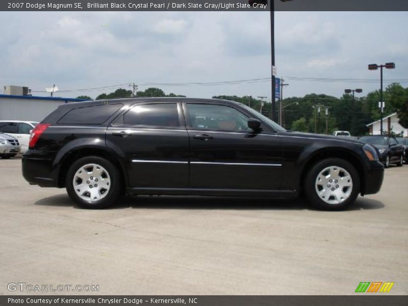 Brilliant Black Crystal Pearl / Dark Slate Gray/Light Slate Gray 2007 Dodge Magnum SE