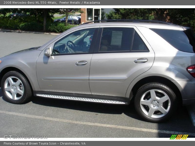 Pewter Metallic / Macadamia 2008 Mercedes-Benz ML 550 4Matic
