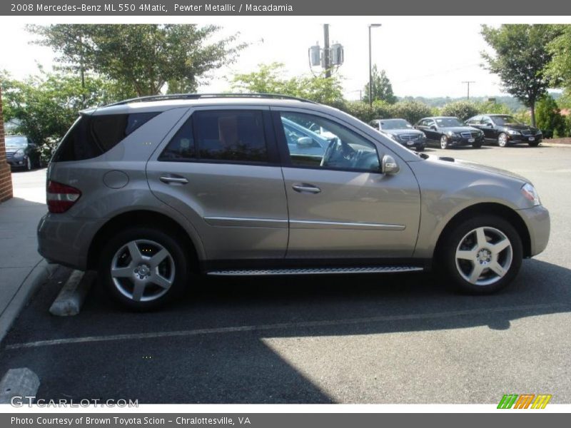 Pewter Metallic / Macadamia 2008 Mercedes-Benz ML 550 4Matic