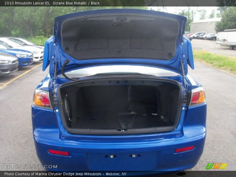 Octane Blue Metallic / Black 2010 Mitsubishi Lancer ES