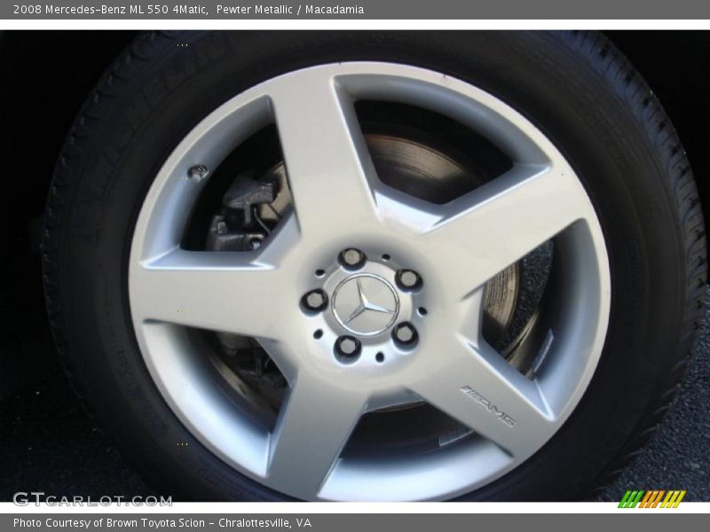 Pewter Metallic / Macadamia 2008 Mercedes-Benz ML 550 4Matic