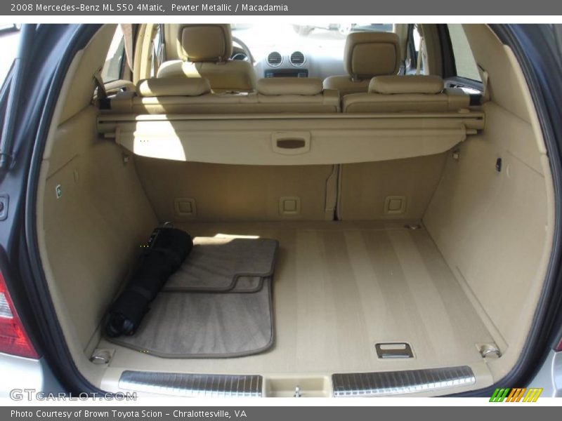 Pewter Metallic / Macadamia 2008 Mercedes-Benz ML 550 4Matic