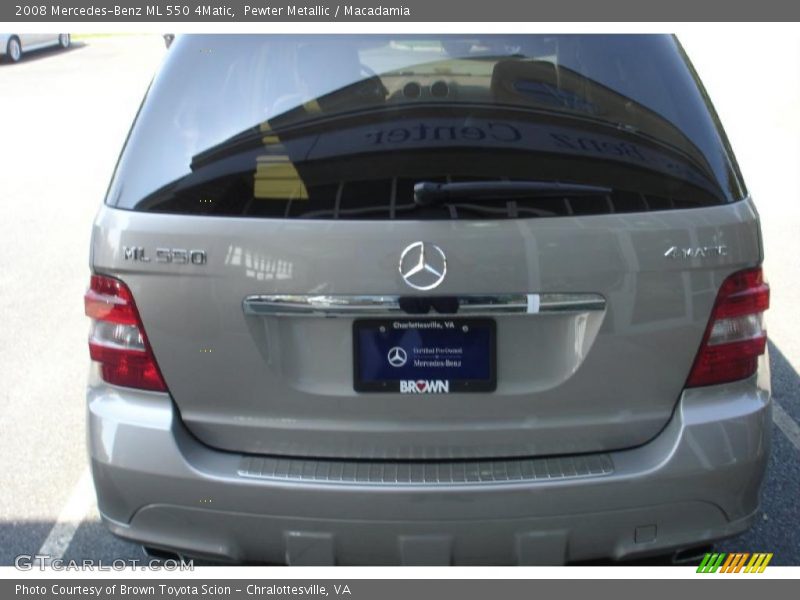 Pewter Metallic / Macadamia 2008 Mercedes-Benz ML 550 4Matic