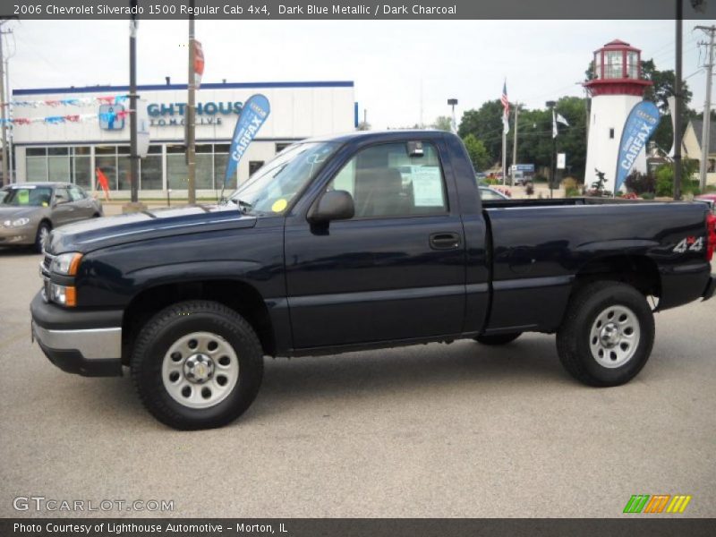 Dark Blue Metallic / Dark Charcoal 2006 Chevrolet Silverado 1500 Regular Cab 4x4