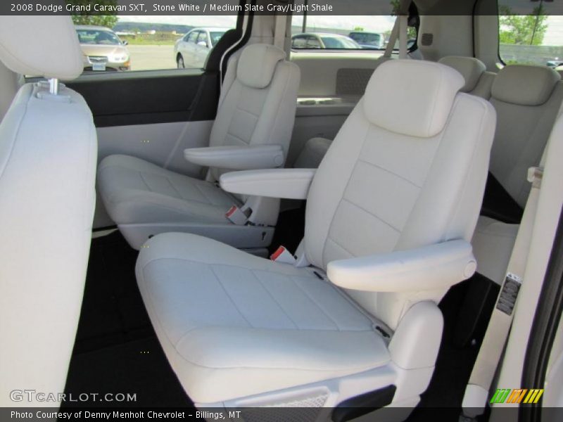 Stone White / Medium Slate Gray/Light Shale 2008 Dodge Grand Caravan SXT