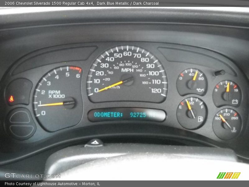 Dark Blue Metallic / Dark Charcoal 2006 Chevrolet Silverado 1500 Regular Cab 4x4