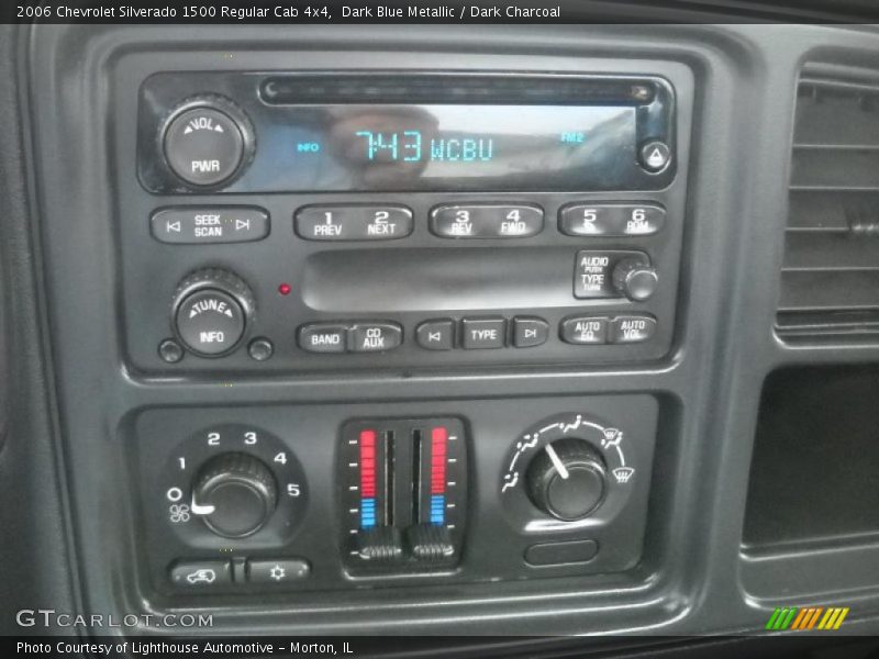 Dark Blue Metallic / Dark Charcoal 2006 Chevrolet Silverado 1500 Regular Cab 4x4