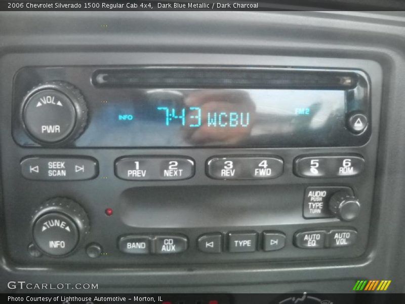 Dark Blue Metallic / Dark Charcoal 2006 Chevrolet Silverado 1500 Regular Cab 4x4