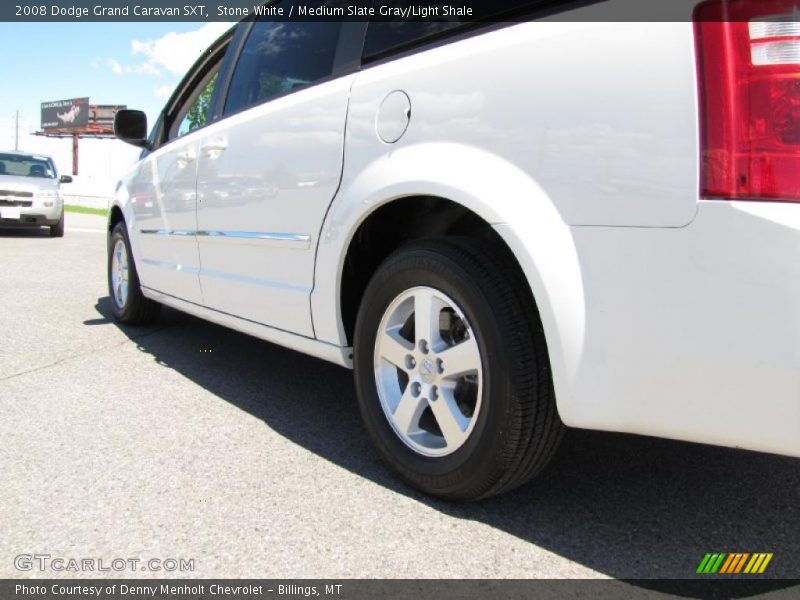 Stone White / Medium Slate Gray/Light Shale 2008 Dodge Grand Caravan SXT