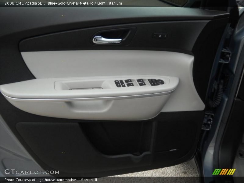 Blue-Gold Crystal Metallic / Light Titanium 2008 GMC Acadia SLT