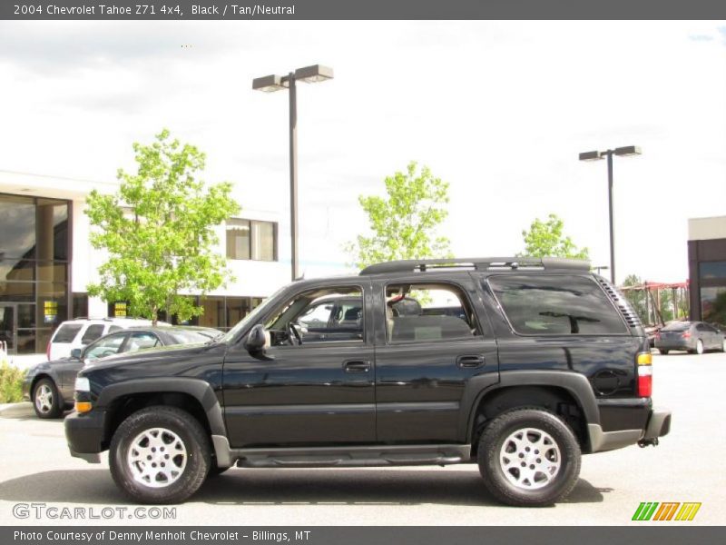 Black / Tan/Neutral 2004 Chevrolet Tahoe Z71 4x4