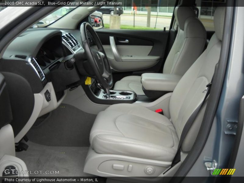 Blue-Gold Crystal Metallic / Light Titanium 2008 GMC Acadia SLT