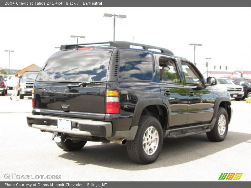 Black / Tan/Neutral 2004 Chevrolet Tahoe Z71 4x4