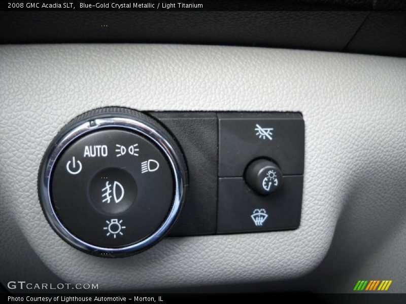Blue-Gold Crystal Metallic / Light Titanium 2008 GMC Acadia SLT