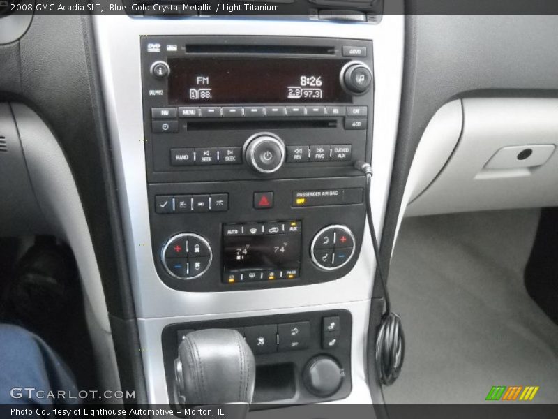 Blue-Gold Crystal Metallic / Light Titanium 2008 GMC Acadia SLT