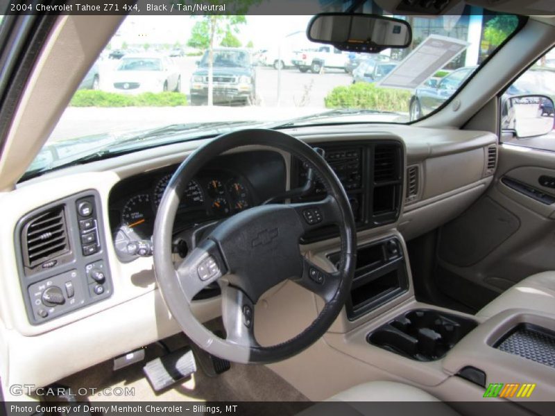 Black / Tan/Neutral 2004 Chevrolet Tahoe Z71 4x4