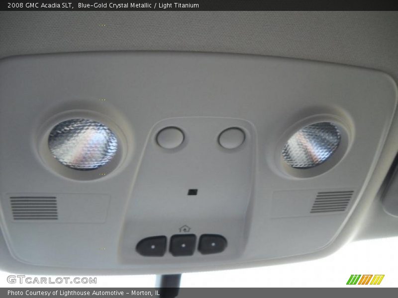 Blue-Gold Crystal Metallic / Light Titanium 2008 GMC Acadia SLT