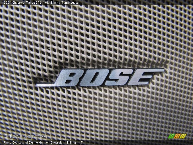 Black / Tan/Neutral 2004 Chevrolet Tahoe Z71 4x4