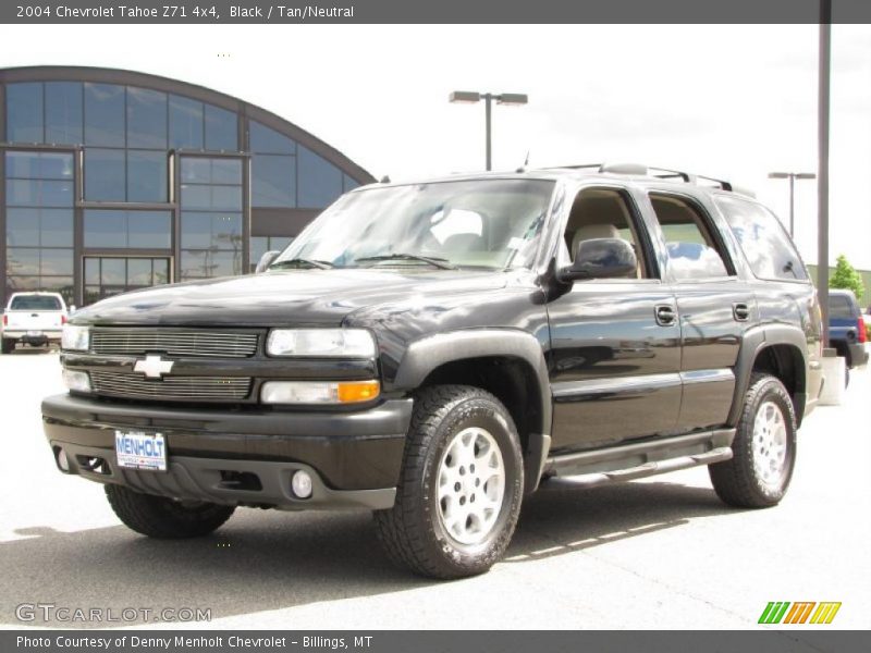 Black / Tan/Neutral 2004 Chevrolet Tahoe Z71 4x4