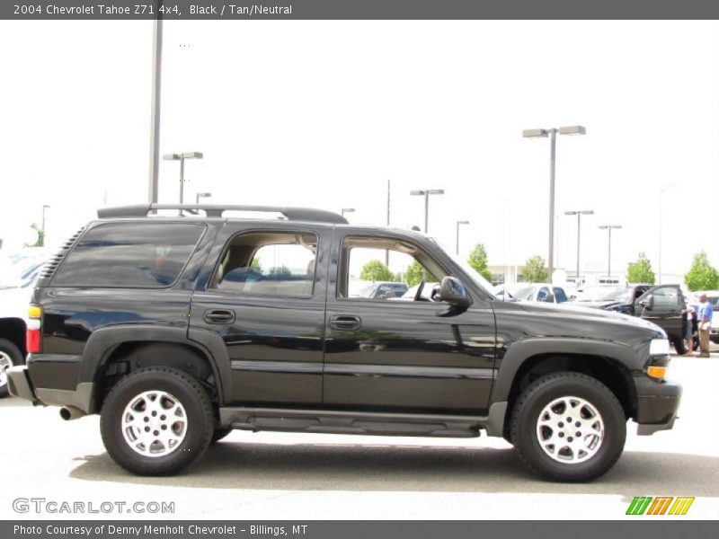 Black / Tan/Neutral 2004 Chevrolet Tahoe Z71 4x4
