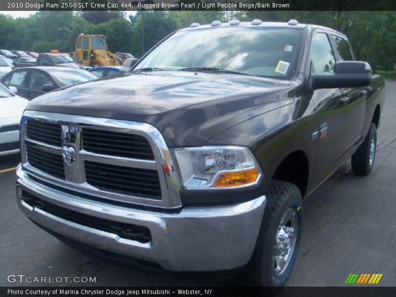 Rugged Brown Pearl / Light Pebble Beige/Bark Brown 2010 Dodge Ram 2500 SLT Crew Cab 4x4