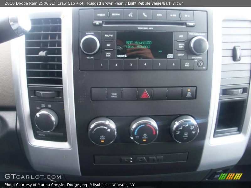 Rugged Brown Pearl / Light Pebble Beige/Bark Brown 2010 Dodge Ram 2500 SLT Crew Cab 4x4
