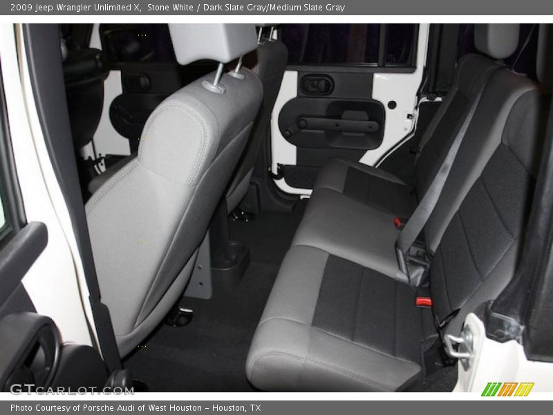 Stone White / Dark Slate Gray/Medium Slate Gray 2009 Jeep Wrangler Unlimited X