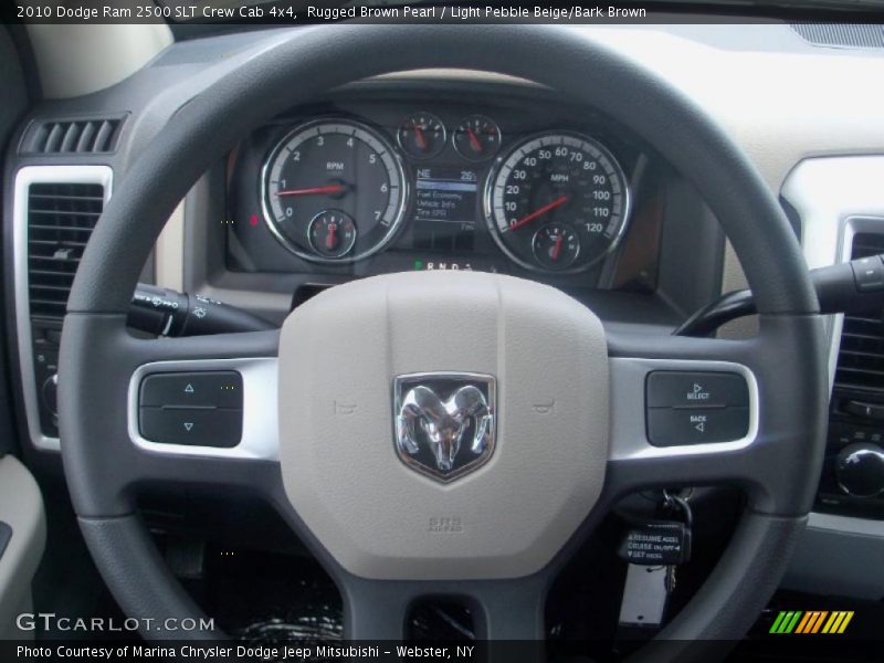 Rugged Brown Pearl / Light Pebble Beige/Bark Brown 2010 Dodge Ram 2500 SLT Crew Cab 4x4