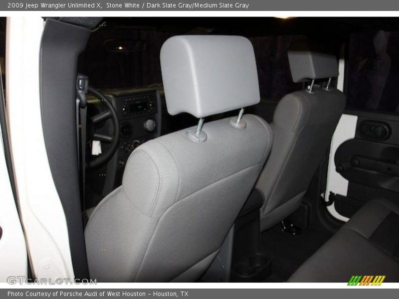 Stone White / Dark Slate Gray/Medium Slate Gray 2009 Jeep Wrangler Unlimited X