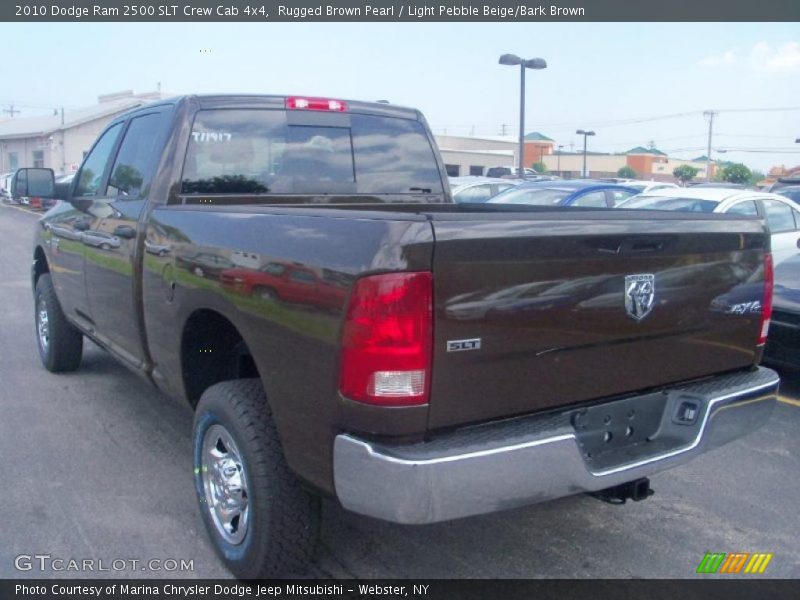 Rugged Brown Pearl / Light Pebble Beige/Bark Brown 2010 Dodge Ram 2500 SLT Crew Cab 4x4