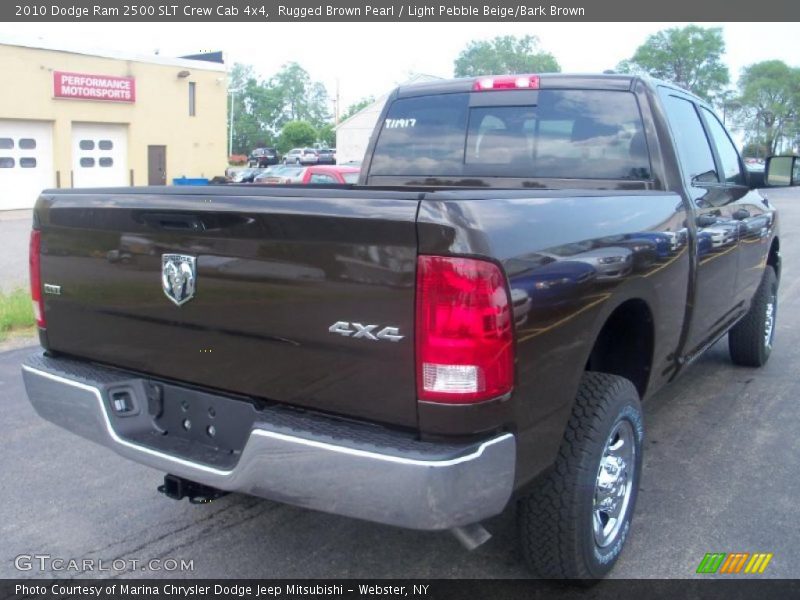 Rugged Brown Pearl / Light Pebble Beige/Bark Brown 2010 Dodge Ram 2500 SLT Crew Cab 4x4