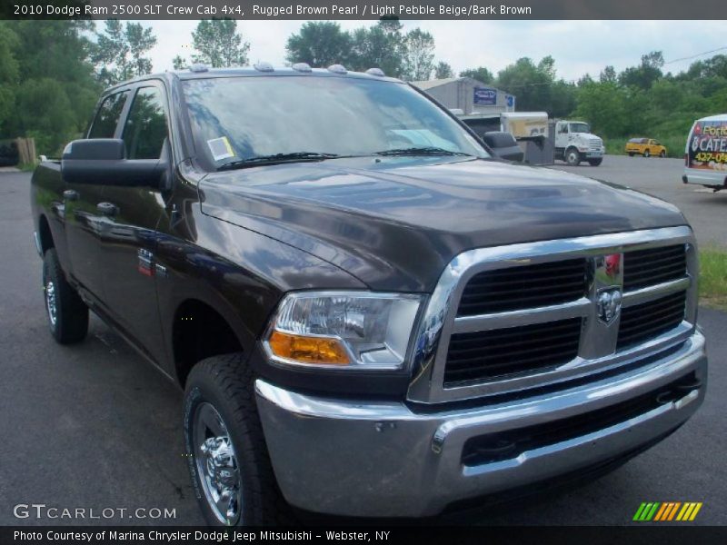 Rugged Brown Pearl / Light Pebble Beige/Bark Brown 2010 Dodge Ram 2500 SLT Crew Cab 4x4