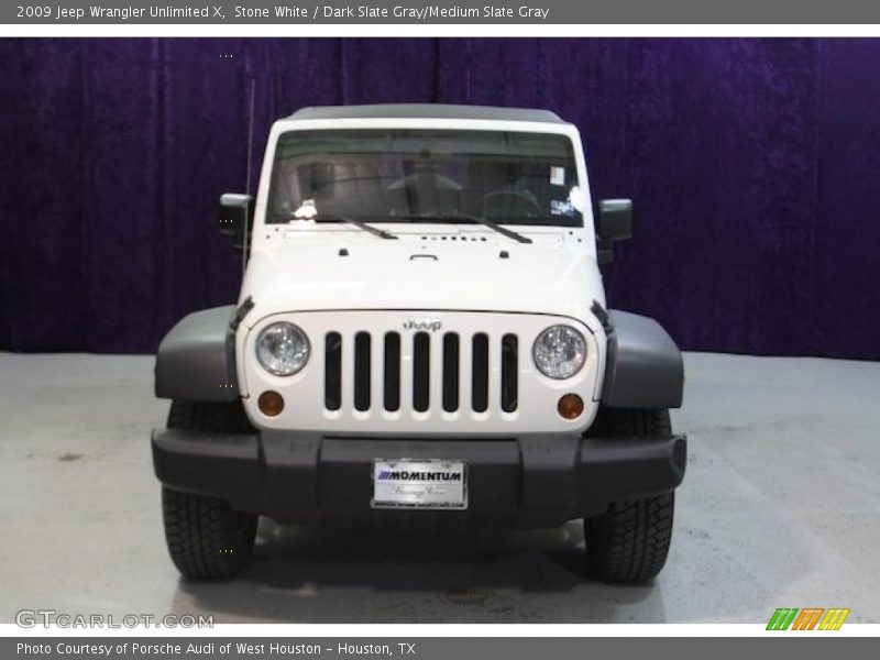 Stone White / Dark Slate Gray/Medium Slate Gray 2009 Jeep Wrangler Unlimited X