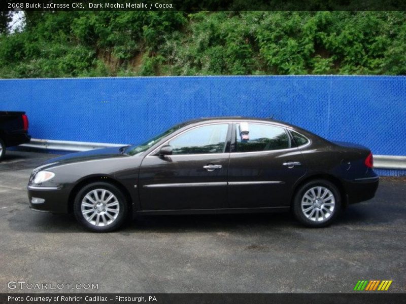 Dark Mocha Metallic / Cocoa 2008 Buick LaCrosse CXS