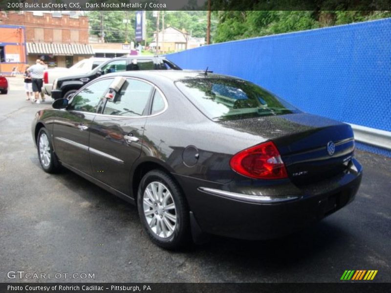 Dark Mocha Metallic / Cocoa 2008 Buick LaCrosse CXS