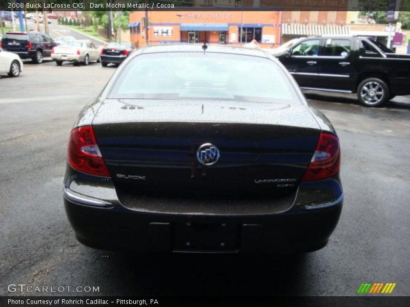 Dark Mocha Metallic / Cocoa 2008 Buick LaCrosse CXS