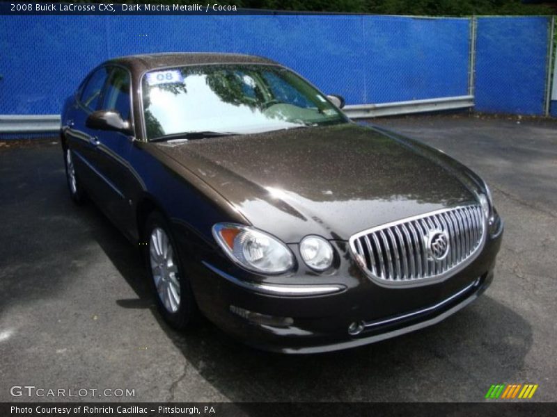 Dark Mocha Metallic / Cocoa 2008 Buick LaCrosse CXS
