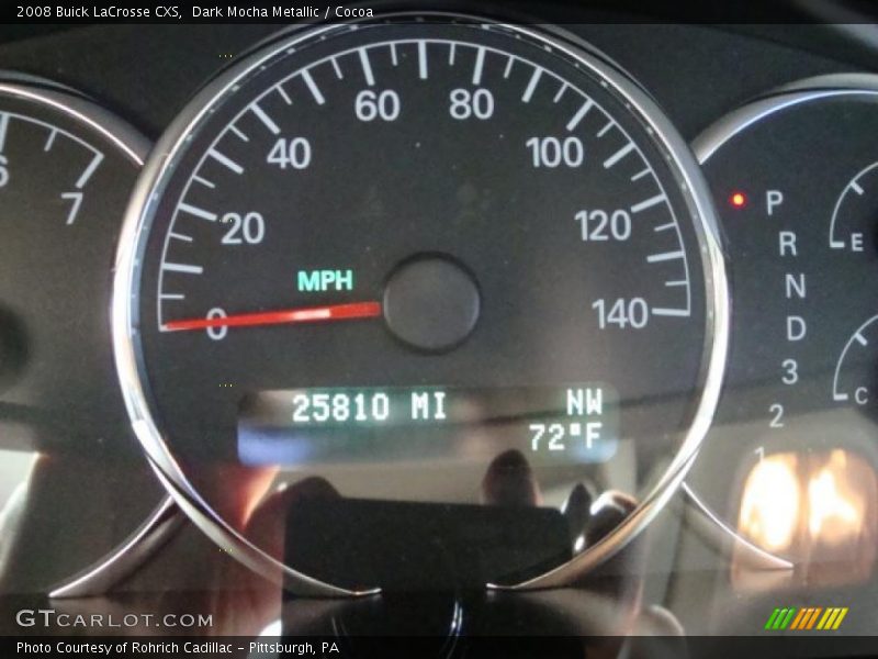 Dark Mocha Metallic / Cocoa 2008 Buick LaCrosse CXS
