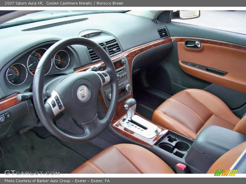 Golden Cashmere Metallic / Morocco Brown 2007 Saturn Aura XR