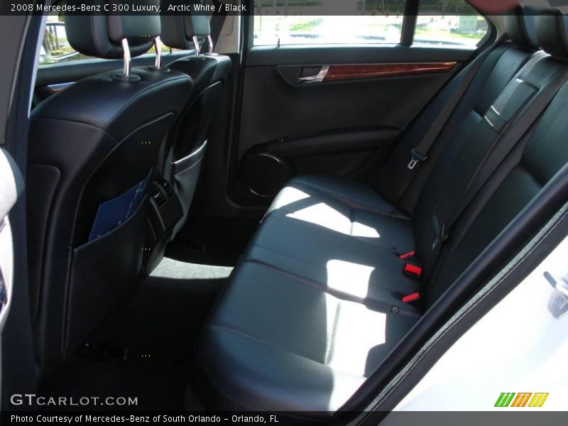 Arctic White / Black 2008 Mercedes-Benz C 300 Luxury