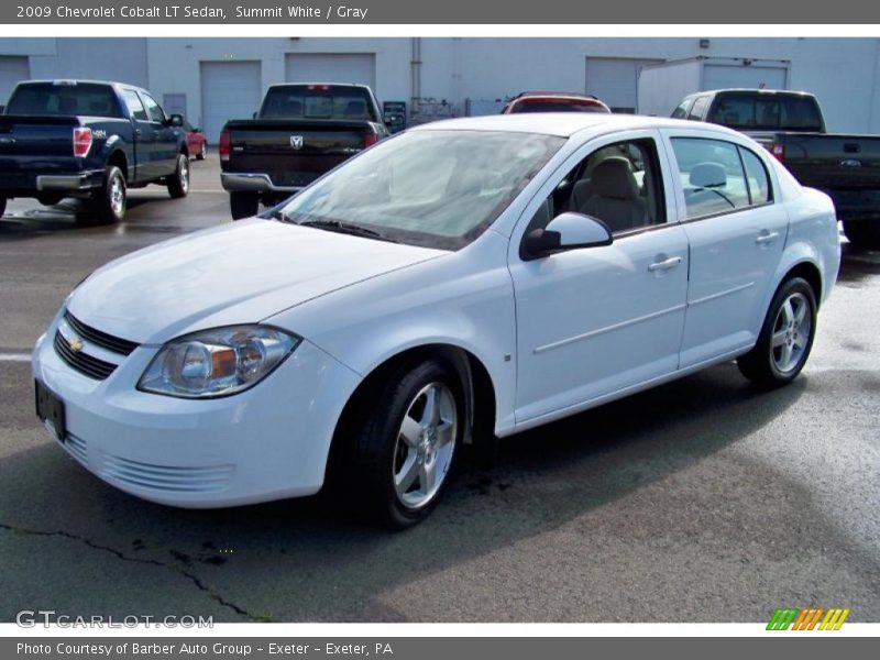 Summit White / Gray 2009 Chevrolet Cobalt LT Sedan