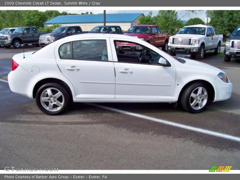 Summit White / Gray 2009 Chevrolet Cobalt LT Sedan